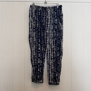 Women’s Navy Tie-Dye Pants